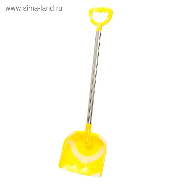Лопатка с металической ручкой &laquo;Зимнее утро&raquo;, 76 см, с широким совком, цвета МИКС