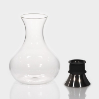 Декантер стеклянный с металлической крышкой Magistro «Богема», 1,5 л, 15,5×20,5 см Декантер стеклянный с металлической крышкой Magistro «Богема», 1,5 л, 15,5×20,5 см