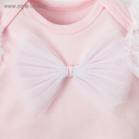 Боди Крошка Я "Lovely girl", розовый, р.22, рост 62-68 см