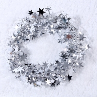 Новый год! Проволока для поделок и декора &laquo;Звёздочка&raquo; длина &mdash; 5 метров, цвет серебряный