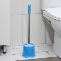 Ёршик для унитаза с подставкой, 13×53 см, цвет МИКС Ёршик для унитаза с подставкой, 13×53 см, цвет МИКС