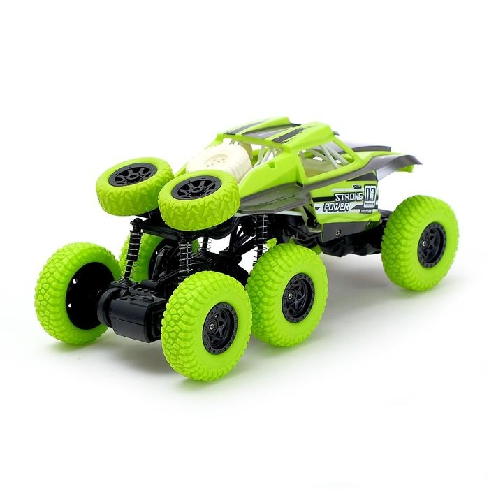 Джип радиоуправляемый &laquo;Монстр&raquo;, 4WD, работает от аккумулятора, цвет зелёный