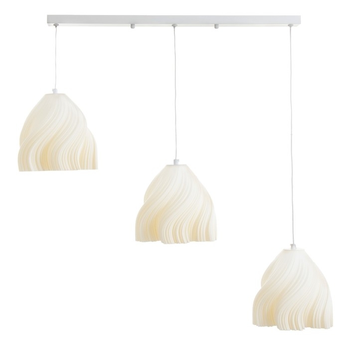 Подвес BayerLux "Годе" 3хЕ14 15Вт  белый 23х23х20-200см