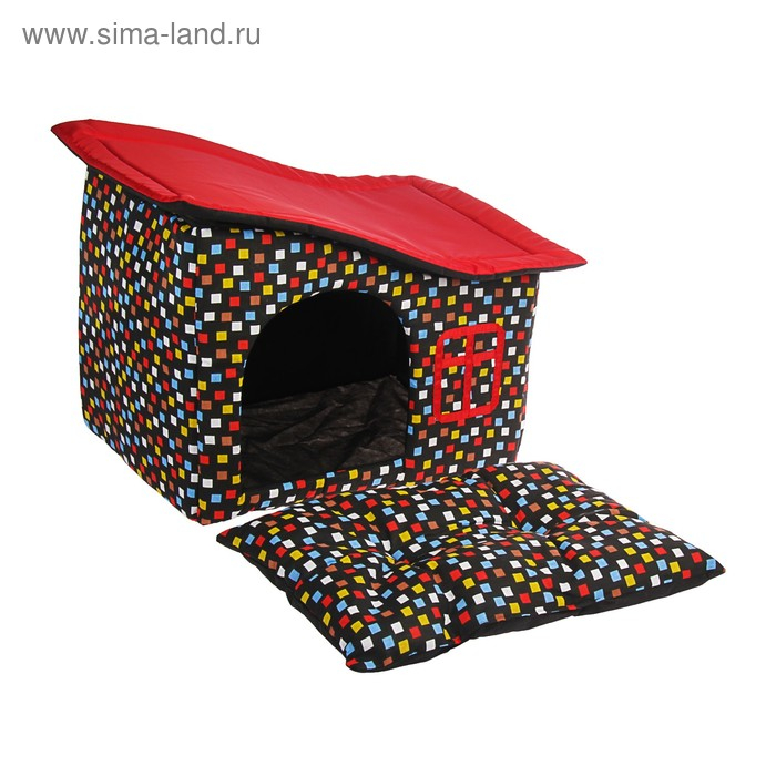 Дом-будка 50 х 35 х 40 см, микс Дом-будка 50 х 35 х 40 см, микс