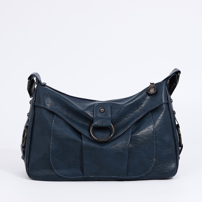 Сумка-мешок на молнии цвет синий Сумка-мешок на молнии цвет синий