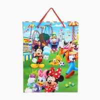 Пакет подарочный 3Д "С Днём Рождения!" 40х31х11.5 см, Микки Маус