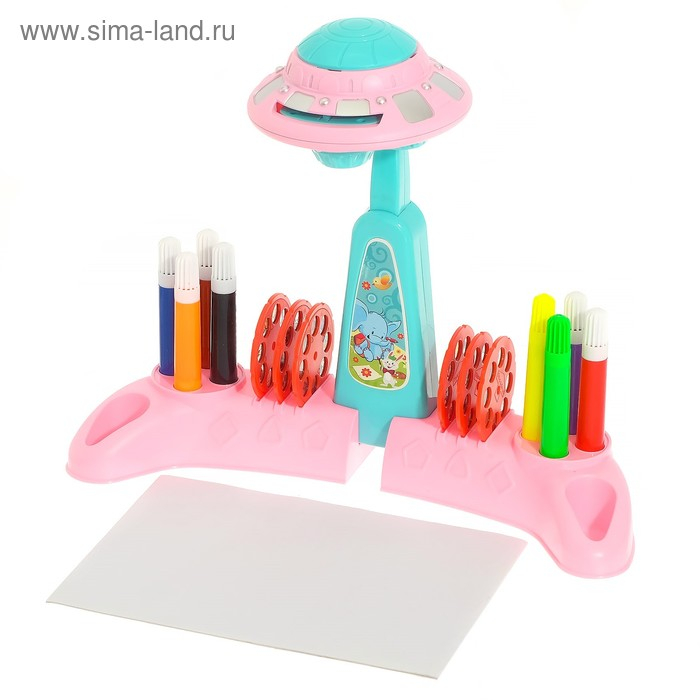 Проектор &laquo;Учимся рисовать&raquo;, со слайдерами и фломастерами