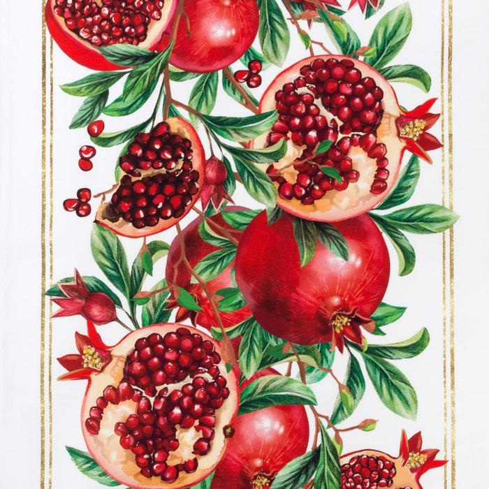 Дорожка на стол &laquo;Гранаты&raquo; 40*146 см