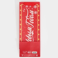 Пакет под бутылку &laquo;С Новым годом!&raquo;, 13 х 36 х 10 см, Новый год