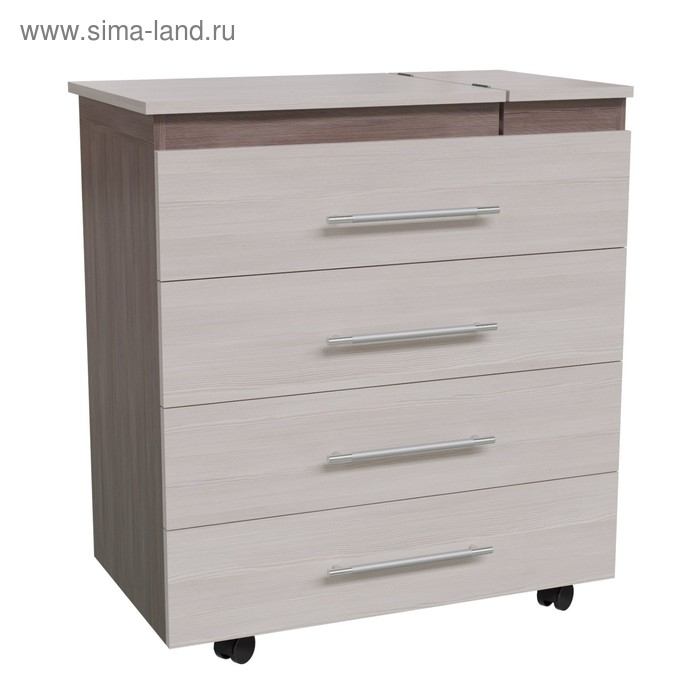 Комод с гладильной доской 750 (1 685) × 425 × 840 (905) мм, бодега тёмный/светлый Комод с гладильной доской 750 (1 685) × 425 × 840 (905) мм, бодега тёмный/светлый