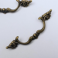 Ручка для шкатулки металл "Антракт" набор 2 шт 9,5х2 см Ручка для шкатулки металл "Антракт" набор 2 шт 9,5х2 см