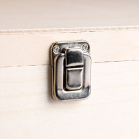 Подарочный ящик 34&times;21.5&times;10.5 см деревянный 3 отдела, с закрывающейся крышкой, без покраски