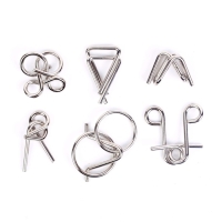 Головоломка металлическая «Загадки шумеров», набор 6 шт. Головоломка металлическая «Загадки шумеров», набор 6 шт.