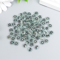 Набор бусин для творчества пластик "Сердечки и звёзды" прозрачный 20 гр 0,3х0,7х0,7 см 73645 Набор бусин для творчества пластик "Сердечки и звёзды" прозрачный 20 гр 0,3х0,7х0,7 см 73645