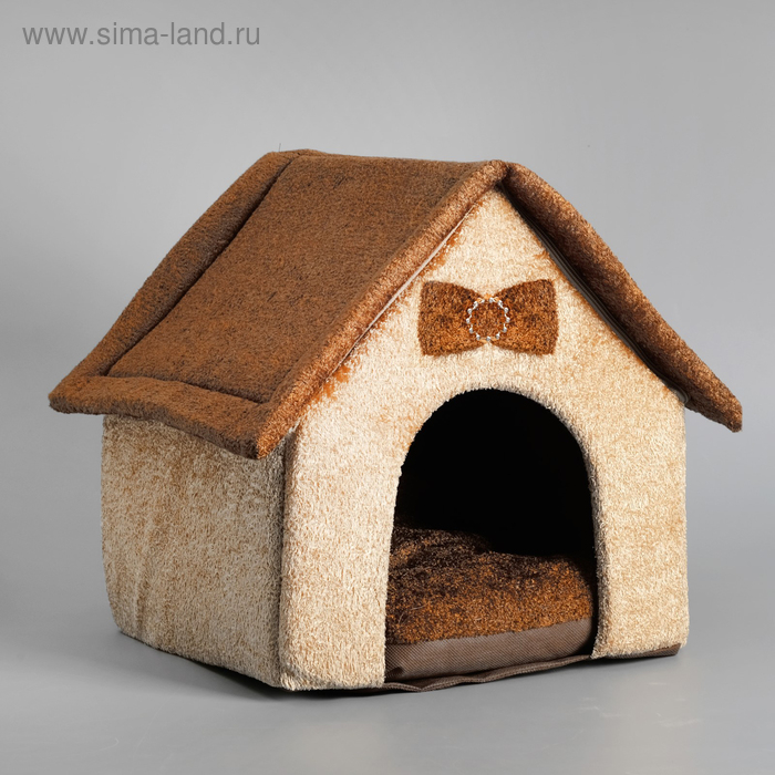 Домик Домик "Ворсинка", 34 х 32 х 37 см, микс