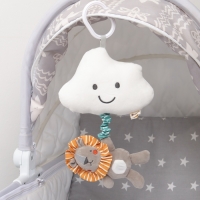 Подвеска музыкальная &laquo;Львенок Леон&raquo;, с пищалкой, на кроватку, коляску, Крошка Я