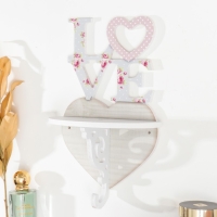 Крючки декоративные дерево "Любовь" 10х18х29 см Крючки декоративные дерево "Любовь" 10х18х29 см