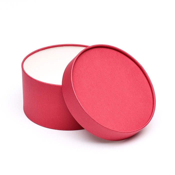 Подарочная коробка "Рубин" красный, завальцованная без окна, 18 х 10 см