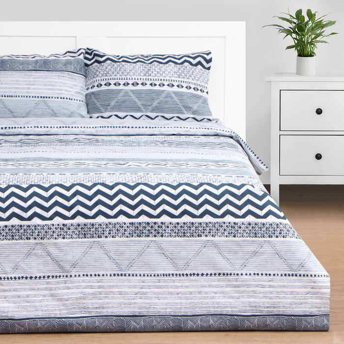 Постельное бельё Этель 1,5 сп Ethnos 150х215см, 150х225см, 50х70&plusmn; 3см-2 шт, новосатин