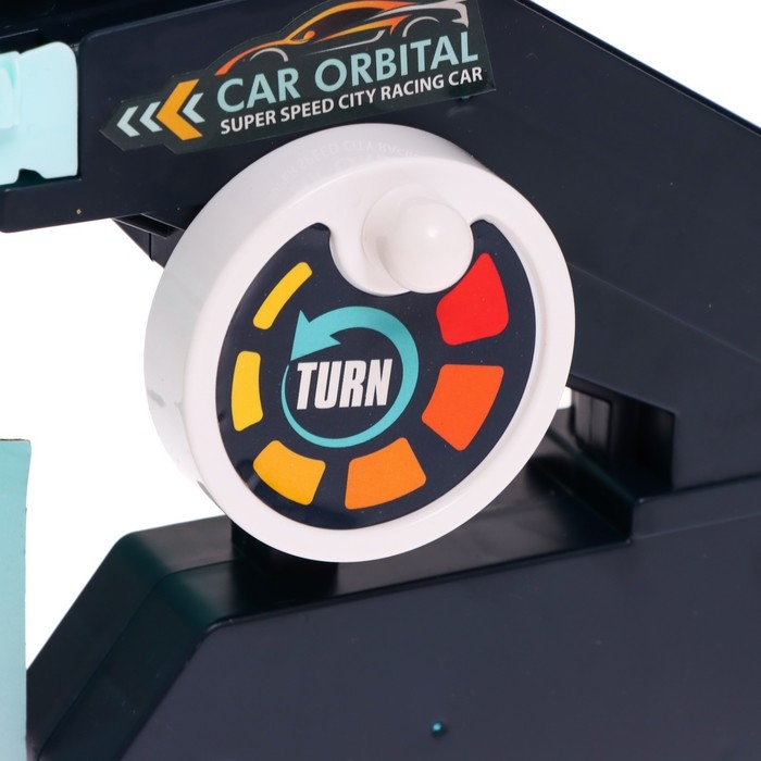 Парковка-автотрек &laquo;Город&raquo;, с 4 машинами, свет и звук, работает от батареек