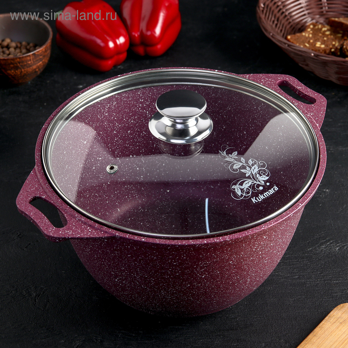 Кастрюля Trendy style, 4 л, d=26 см, антипригарное покрытие, цвет фиолетовый Кастрюля Trendy style, 4 л, d=26 см, антипригарное покрытие, цвет фиолетовый