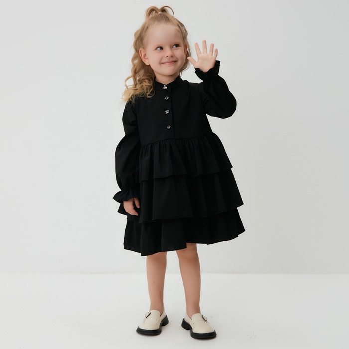 Платье для девочки MINAKU цвет чёрный, рост 104 см