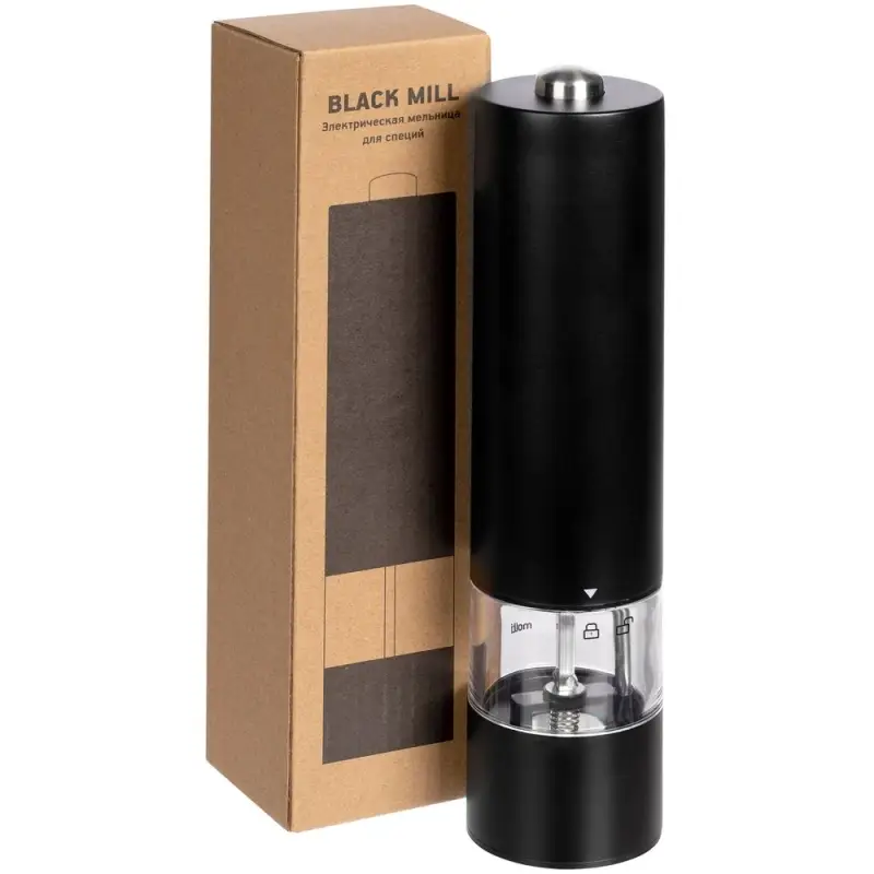 Электрическая мельница для специй Black Mill, черная Электрическая мельница для специй Black Mill, черная