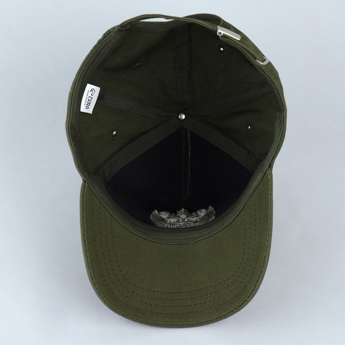 Кепка мужская «Герб», цвет темно-зелёный, р-р 56 Кепка мужская «Герб», цвет темно-зелёный, р-р 56