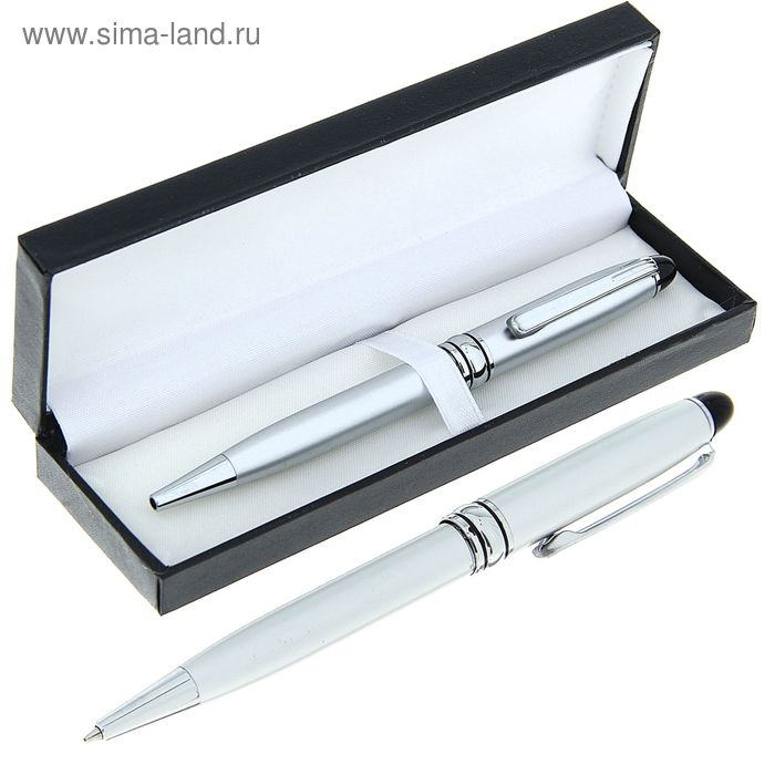 Ручка шариковая, подарочная, в кожзам футляре, поворотная, Ручка шариковая, подарочная, в кожзам футляре, поворотная, "Флари"