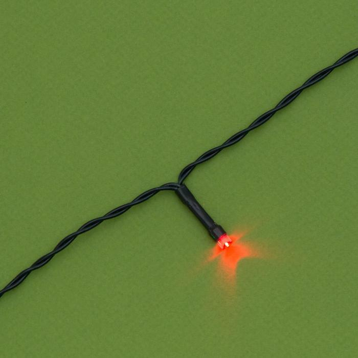 Гирлянда &laquo;Нить&raquo; 20 м, тёмная нить, 200 LED, свечение мульти, 2 режима, солнечная батарея