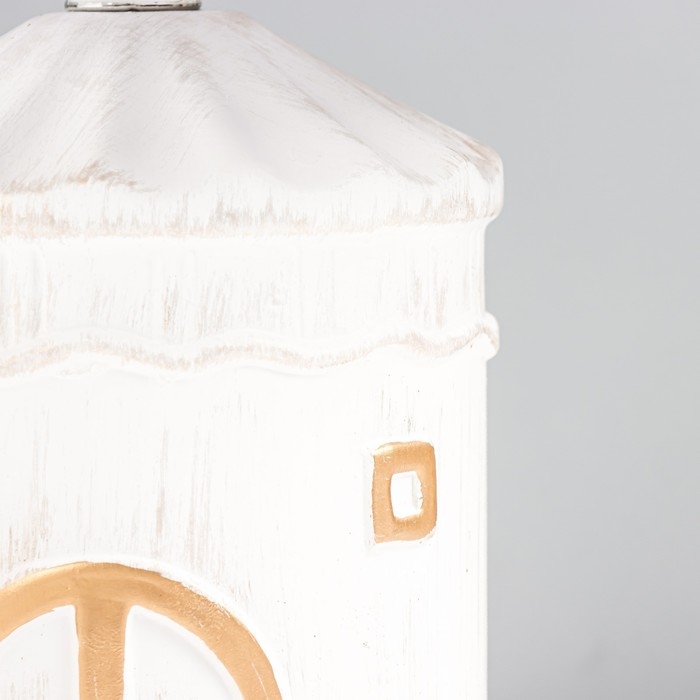 Настольная лампа Настольная лампа "Мейзон" E14 40Вт белый 22,5х22,5х33,5 см RISALUX