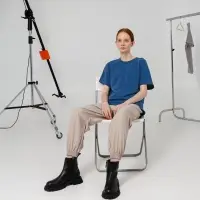 Футболка унисекс Kosmos 1.0, синяя, размер S