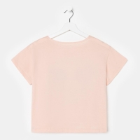 Футболка укороченная «Hey Мickey» Микки Маус, цвет розовый Футболка укороченная «Hey Мickey» Микки Маус, цвет розовый