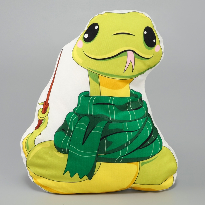 Подушка декоративная &laquo;Змея волшебник&raquo;, 34 см, на молнии