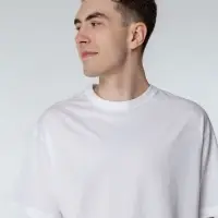 Футболка оверсайз мужская Boxy Men, белая, размер XL