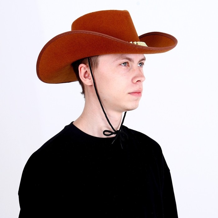 Шляпа ковбойская, с клыками, р-р. 60 Шляпа ковбойская, с клыками, р-р. 60