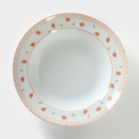 Тарелка фарфоровая &laquo;Шебби шик&raquo;, 500 мл, d=24 см, цвет белый