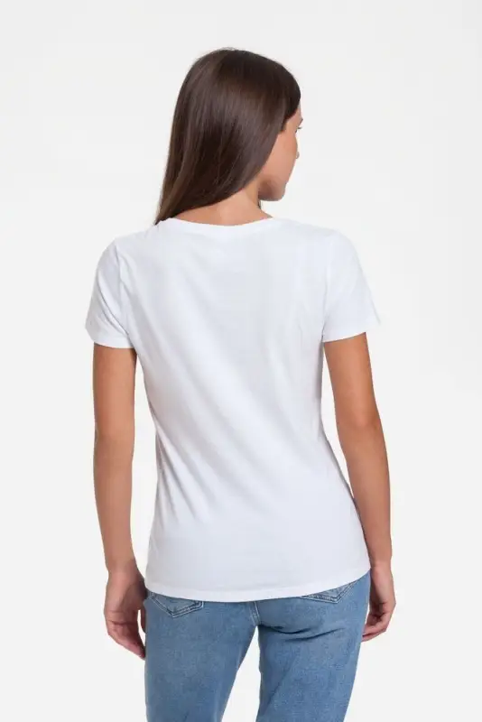 Футболка женская &laquo;Смотри вглубь&raquo;, белая, размер S