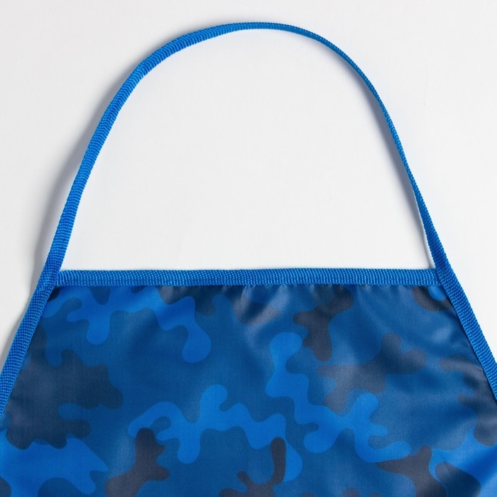 Фартук детский Этель &laquo;Синий милитари&raquo;, 49 х 39 см