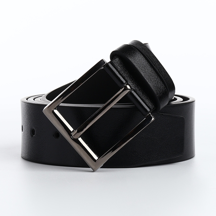 Ремень мужской «Великан», ширина 4.5 см, винт, пряжка металл, цвет чёрный Ремень мужской «Великан», ширина 4.5 см, винт, пряжка металл, цвет чёрный