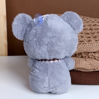 Мягкая игрушка "Коала" с бантиком, 20 см, цвет серый Мягкая игрушка "Коала" с бантиком, 20 см, цвет серый