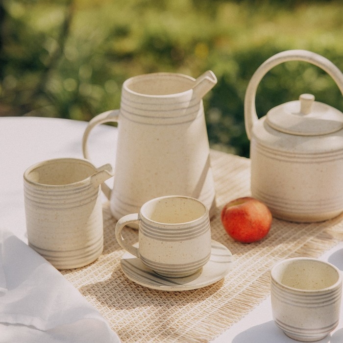 Чайная пара керамическая SL Home «Райяс», 2 предмета: чашка 230 мл, блюдце d=12,5 см, цвет бежевый Чайная пара керамическая SL Home «Райяс», 2 предмета: чашка 230 мл, блюдце d=12,5 см, цвет бежевый