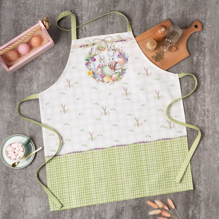 Фартук Этель &laquo;Уютная Пасха&raquo; 60х70 см, 100% хлопок, саржа 190 гр/м2