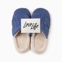 Тапочки мужские, размер 44-45, цвет синий