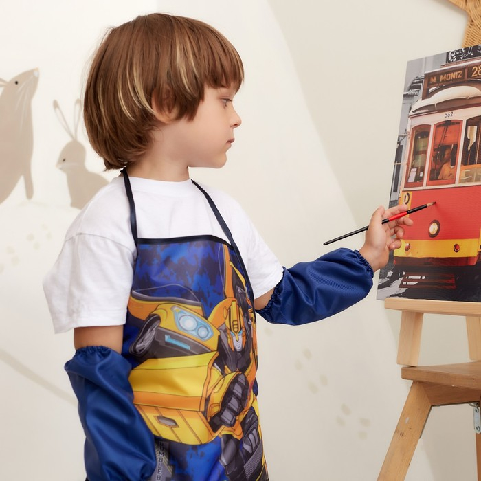Фартук с нарукавниками детский «Трансформеры», 49х39 см Фартук с нарукавниками детский «Трансформеры», 49х39 см