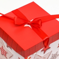 Новый год. Коробка Самосборная &laquo;Звезды новый год&raquo; 15 х 15 х 15 см