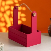 Набор кашпо деревянных 3 в 1 (29×18×33; 25×15×30; 21×12×23) "Аром", Бордо Набор кашпо деревянных 3 в 1 (29×18×33; 25×15×30; 21×12×23) "Аром", Бордо