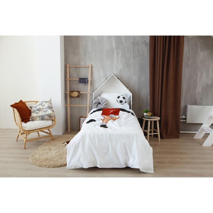 Постельное белье Этель 1,5 сп &laquo;Футболист&raquo; 143х215 см, 150х214 см, 50х70 см -1 шт