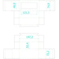 Коробка с окном Vindu, малая Коробка с окном Vindu, малая