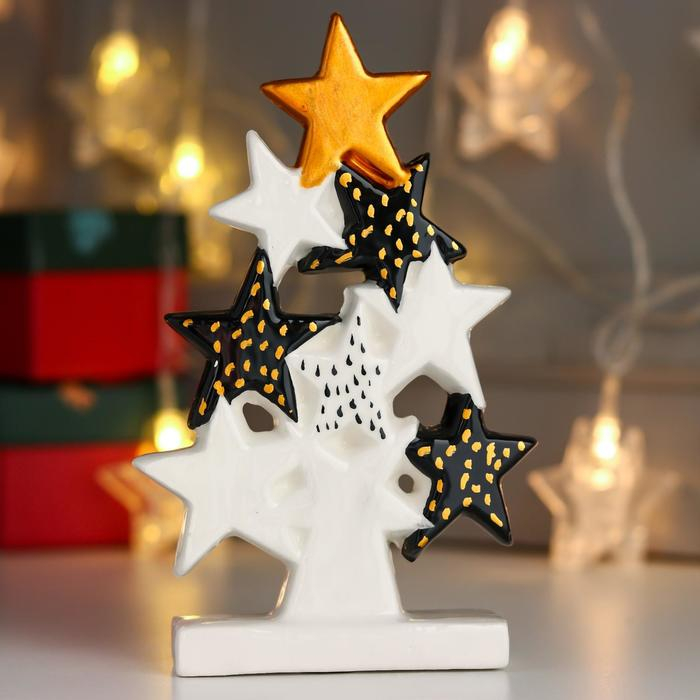 Сувенир керамика Сувенир керамика "Ёлочка из звёзд" 17х3,2х10,5 см